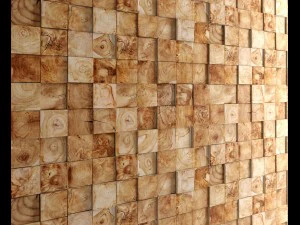 wooden mosaic collection 3D Model