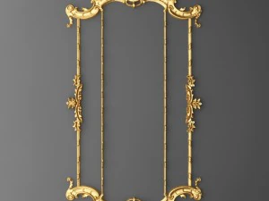 collection stucco molding frame 3D Model