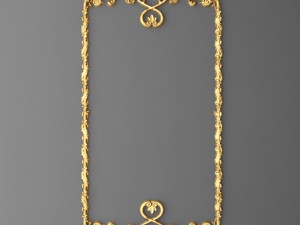 collection stucco molding frame Modello 3D