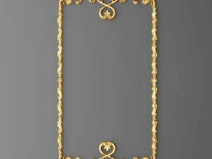 collection stucco molding frame 3D Model