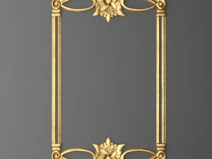collection stucco molding frame 3D Model