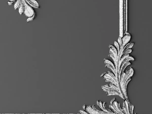 collection stucco molding frame 3D Model