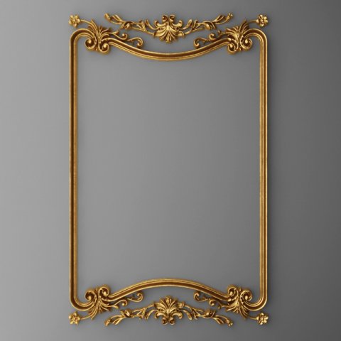 collection stucco molding frame 3D Model in Decoration 3DExport