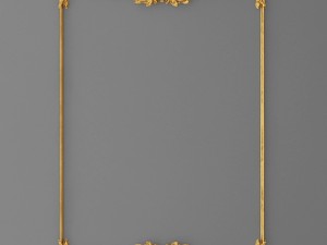 collection stucco molding frame Modèle 3D