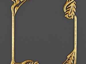 collection stucco molding frame 3D मॉडल