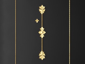 collection stucco molding frame 3D मॉडल