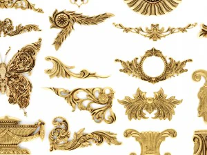 cartouches set 3D Model
