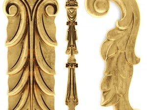 cartouches set 3D Model