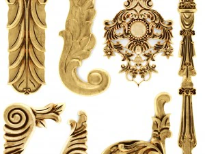 cartouches set 3D Model