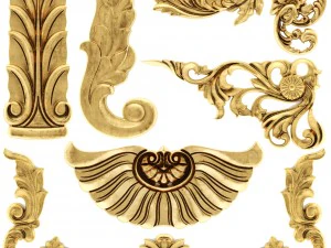 cartouches set 3D Model