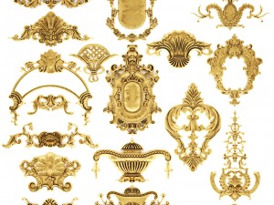 cartouches set 3D-Modell