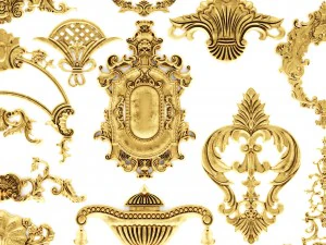 cartouches set 3D Model