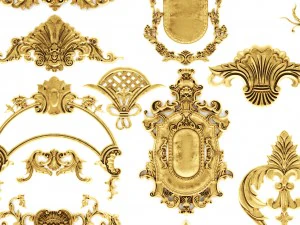 cartouches set 3D Model