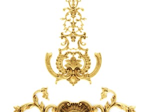 cartouches set 3D 모델