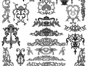 cartouches set 3D Модель
