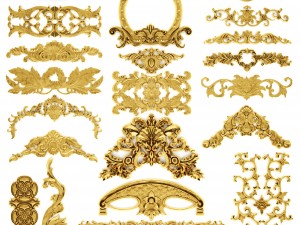 cartouches set 3D-Modell