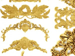 cartouches set 3D Model