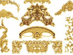 cartouches set Modelo 3D