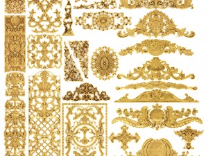 cartouches set 3D-Modell
