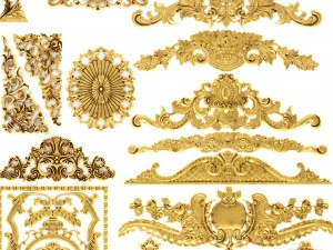 cartouches set 3D Model
