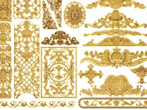 cartouches set 3D Model