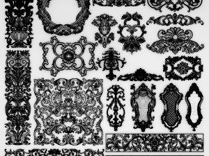 cartouches set 3D Модель