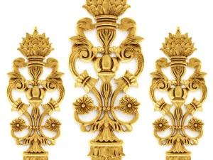 набор картушей 3D Модель