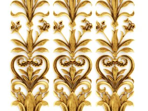 набор картушей 3D Модель