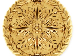 stucco collection ceiling rosette Modelo 3D