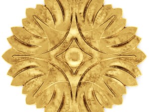 stucco collection ceiling rosette Modelo 3D