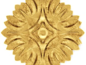 stucco collection ceiling rosette 3D Model