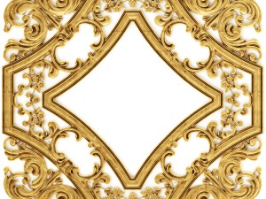 stucco collection ceiling rosette Modelo 3D