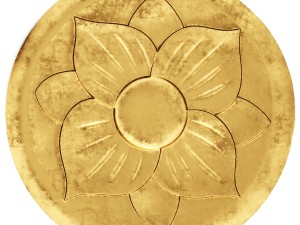 stucco collection ceiling rosette Modelo 3D