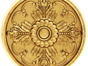 stucco collection ceiling rosette Modelo 3D