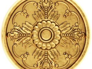 stucco collection ceiling rosette 3D Model