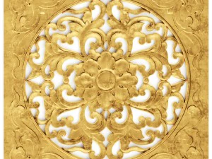 stucco collection ceiling rosette 3D Model