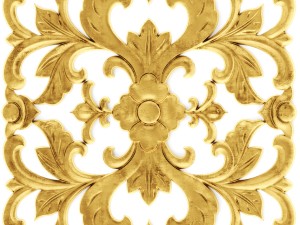 stucco collection ceiling rosette 3D Модель
