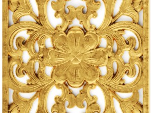 stucco collection ceiling rosette 3D Модель