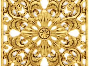 stucco collection ceiling rosette 3D Модель