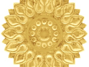 stucco collection ceiling rosette 3D Модель