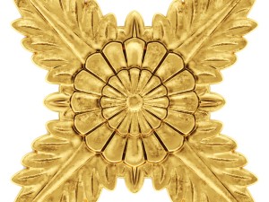 stucco collection ceiling rosette 3D Модель