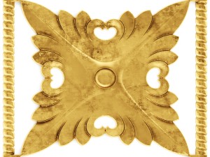 stucco collection ceiling rosette 3D Модель
