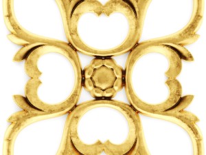 stucco collection ceiling rosette 3D Модель