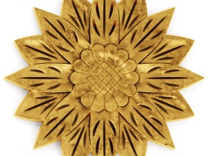 stucco collection ceiling rosette 3D Модель