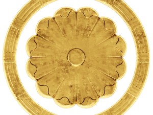 stucco collection ceiling rosette 3D Модель