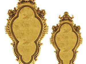 stucco collection ceiling rosette 3D 모델