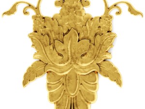 stucco collection ceiling rosette 3D 모델