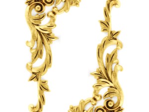 stucco collection ceiling rosette 3D 모델