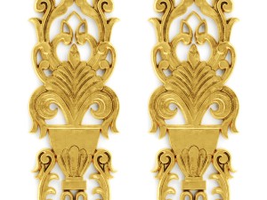stucco collection ceiling rosette 3D 모델
