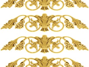 stucco collection ceiling rosette 3D 모델